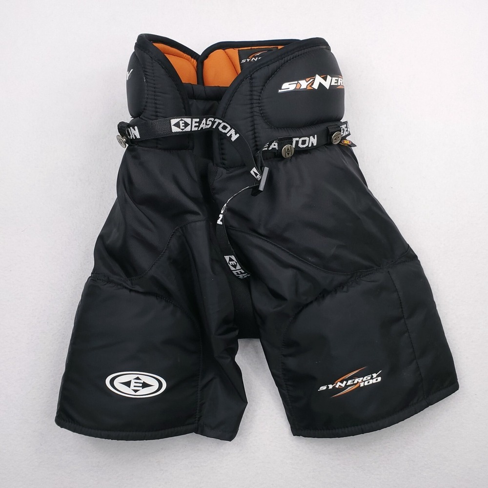 Easton Synergy 100 Padded Ice Hockey Goalie Shorts Juniors Size Small Black